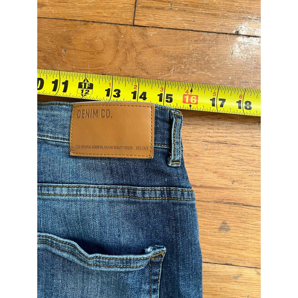 Denim & Co. Mens Denim Jeans Button Fly Stretch Blue 32/32 A000863 - Picture 3 of 8